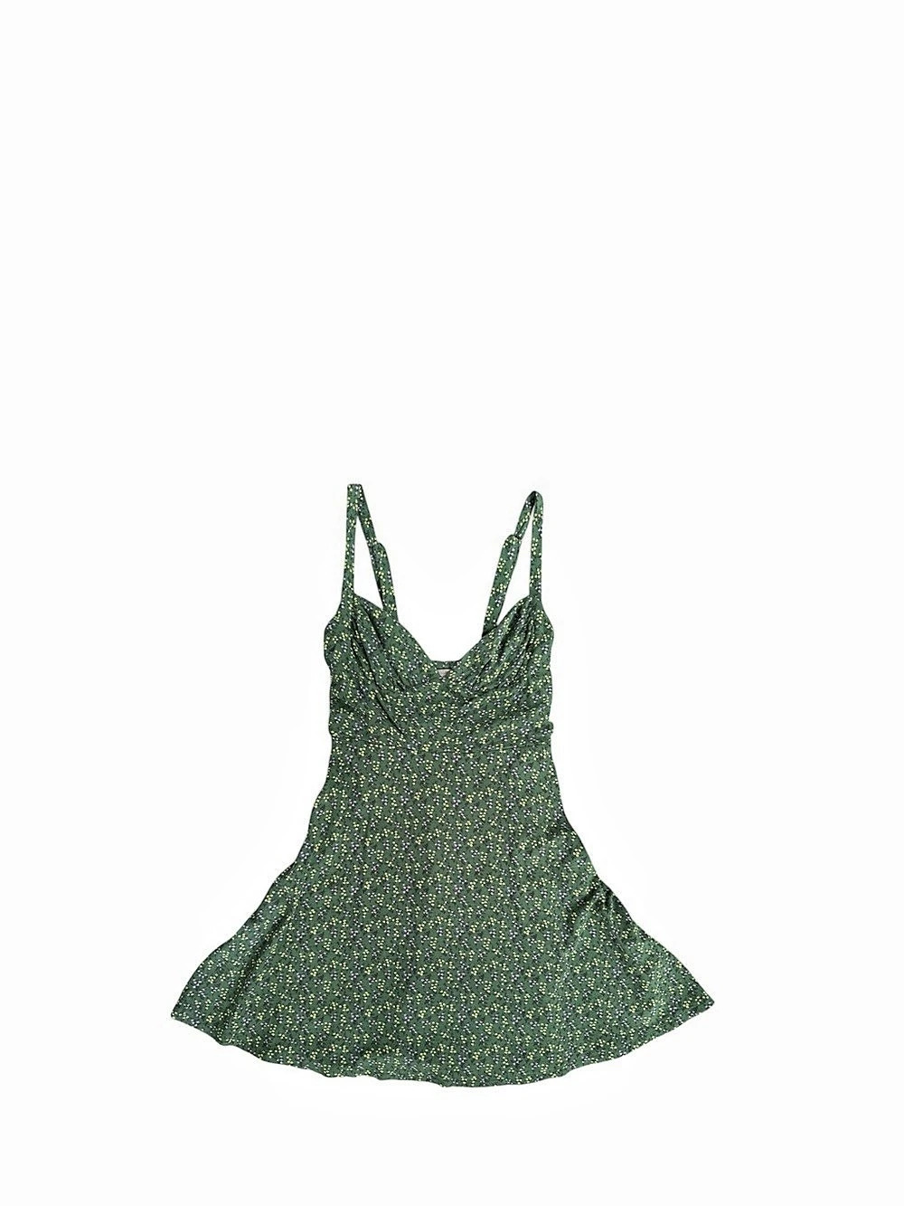 Urban Outfitters Floral Mini Dress in Green & Yellow Like New